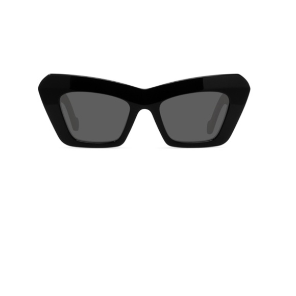 Loewe LW40036I 01A 51 ANAGRAM Shiny Black Gold Sunglasses...
